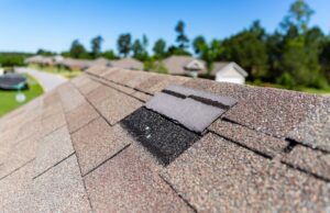 wind damage roof